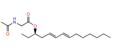 (2R,3R,5E,7E)-2-Acetamidotetradeca-5,7-dien-3-yl acetate